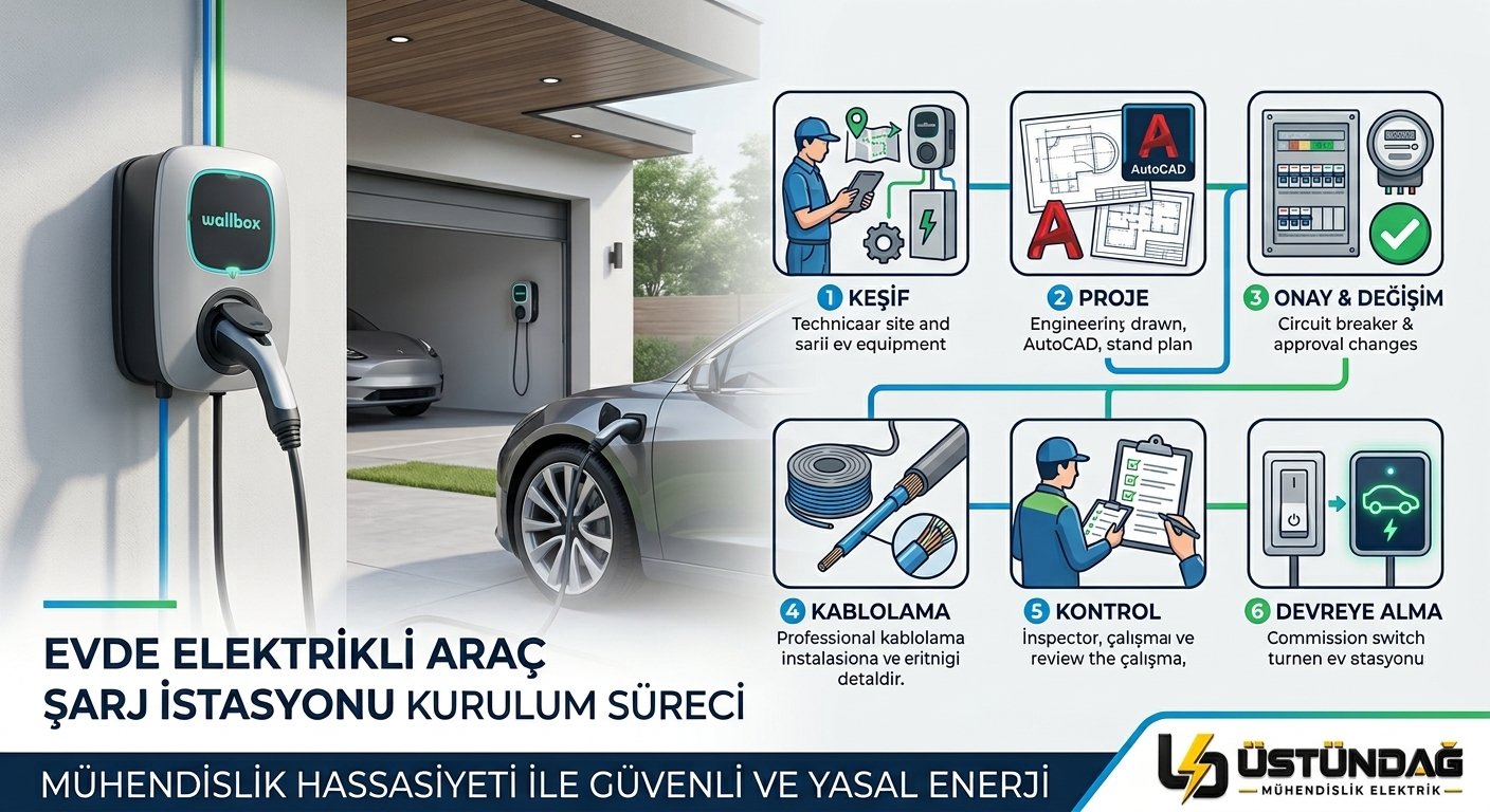 Evde Elektrikli Araç Şarj İstasyonu Kurulumu: Adım Adım Süreç