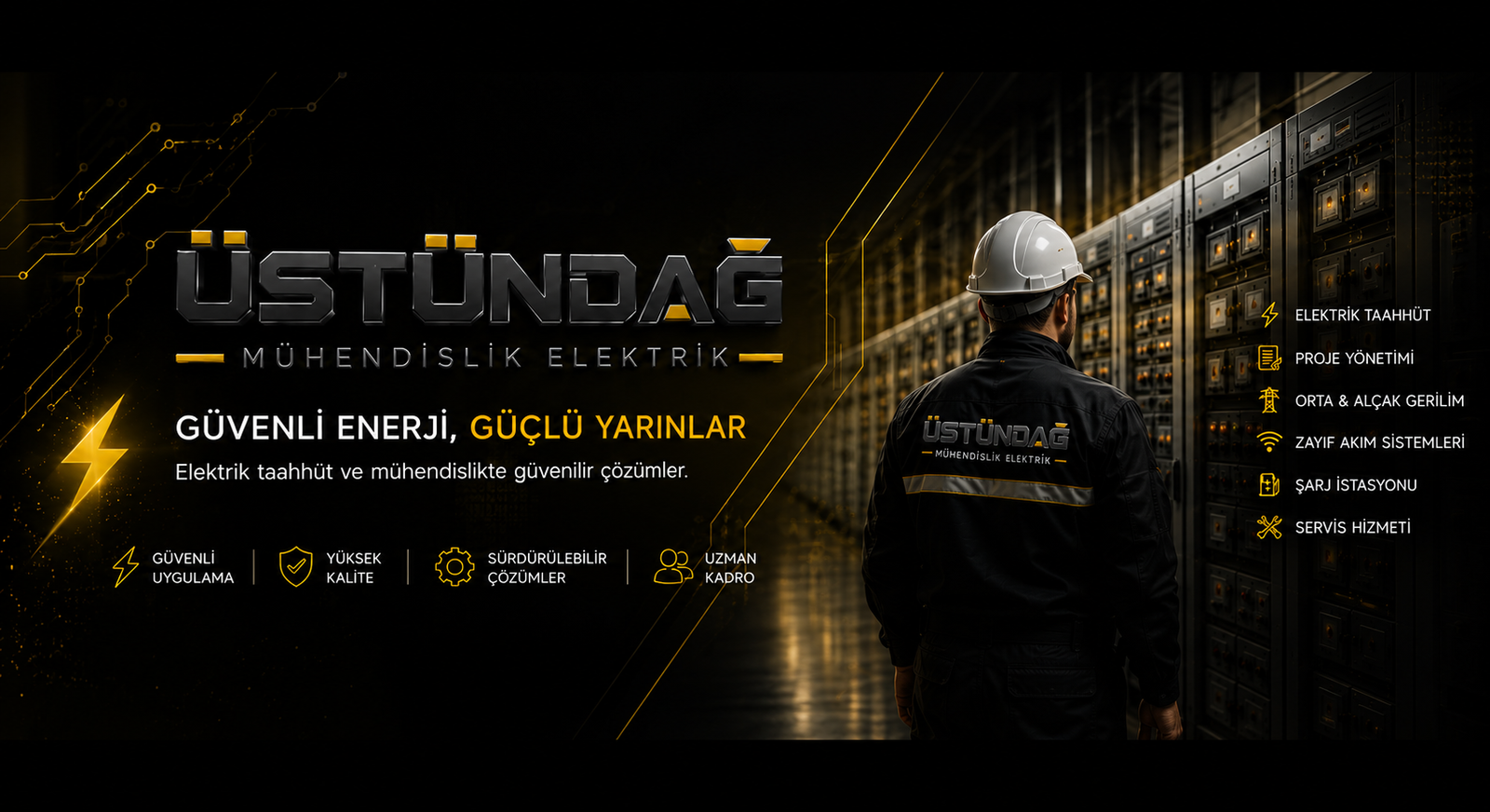 Üstündağ Mühendislik slider görseli